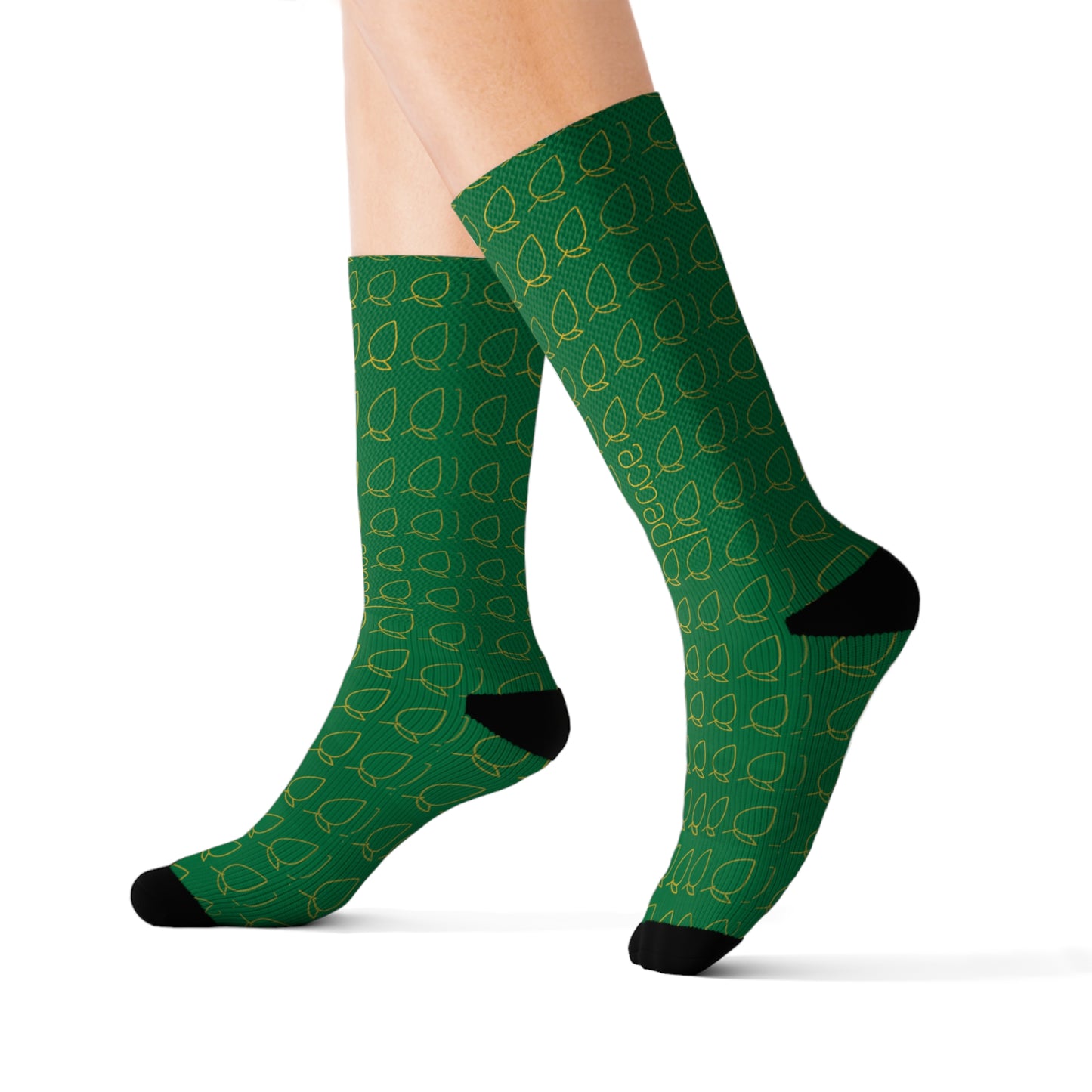Peace Socks (Green)