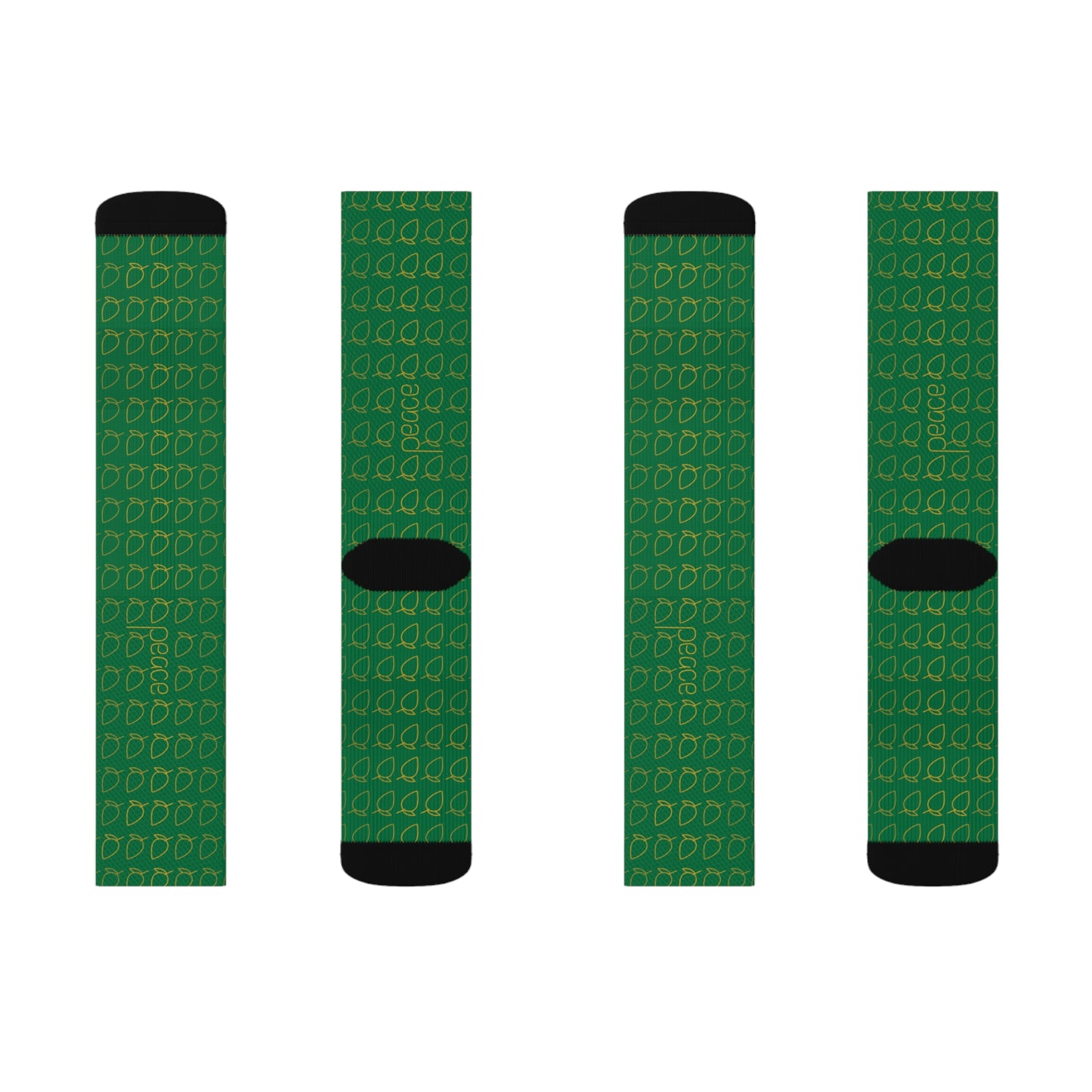 Peace Socks (Green)